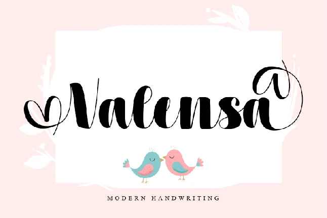 Valensa - Personal use font