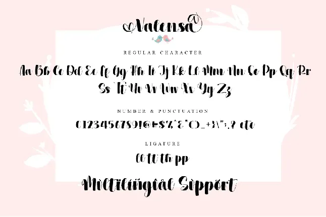 Valensa - Personal use font