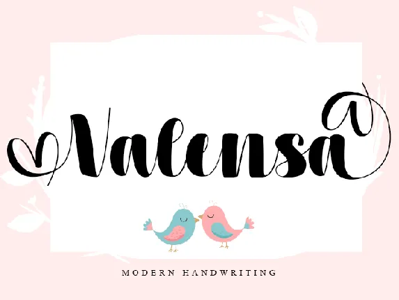 Valensa - Personal use font