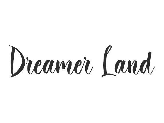 Dreamer Land Demo font