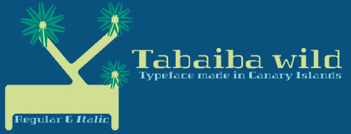 Tabaiba wild ffp font