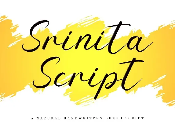 Srinita font