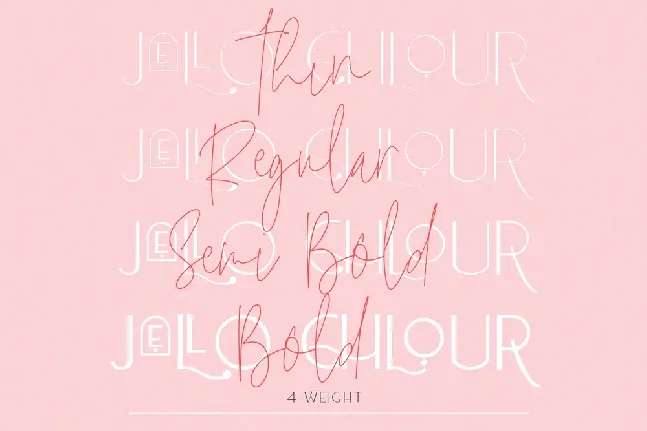 Jello Chlour font