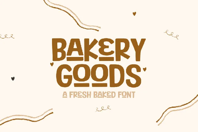 Bakery Goods font