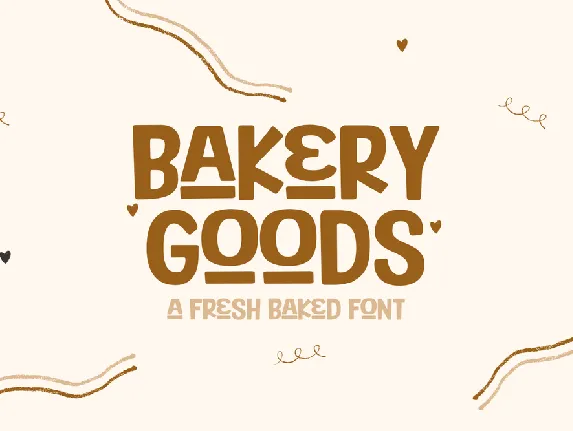 Bakery Goods font