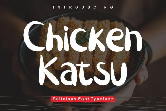 Chicken Katsu font