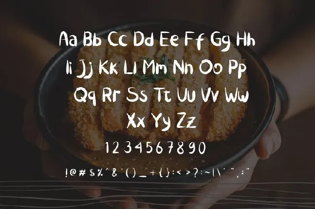 Chicken Katsu font