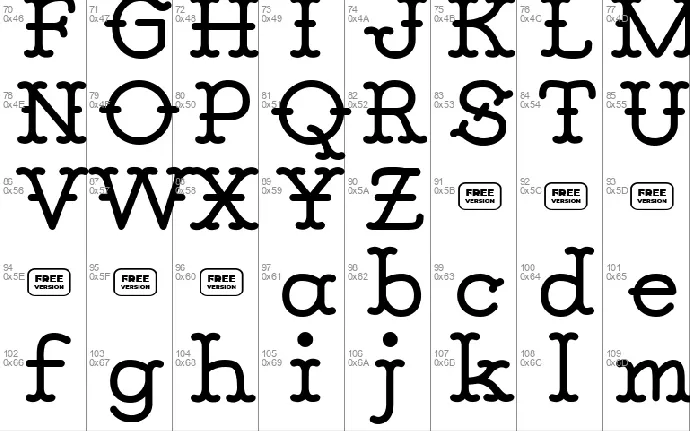 Vecinita Free Trial font