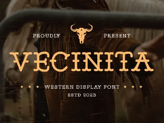 Vecinita Free Trial font