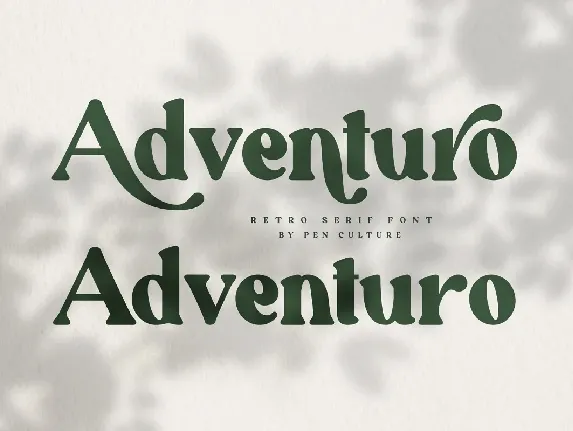 Adventuro font