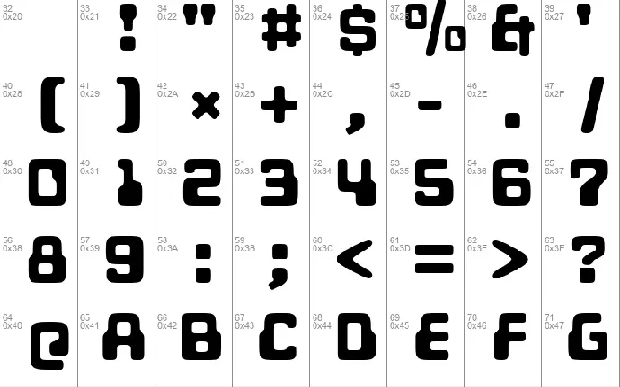 Unicephalon font