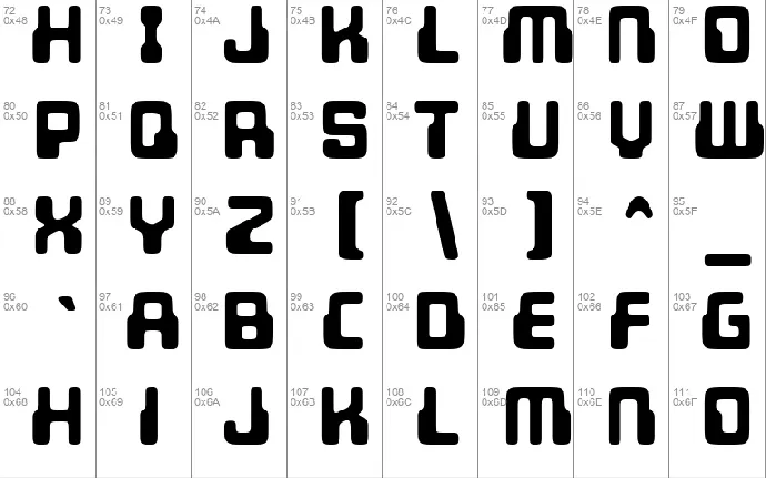 Unicephalon font