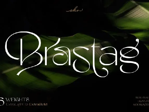 Brastag font