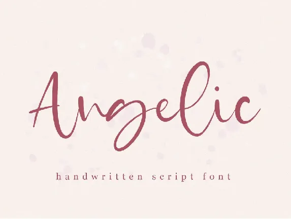 Angelic font