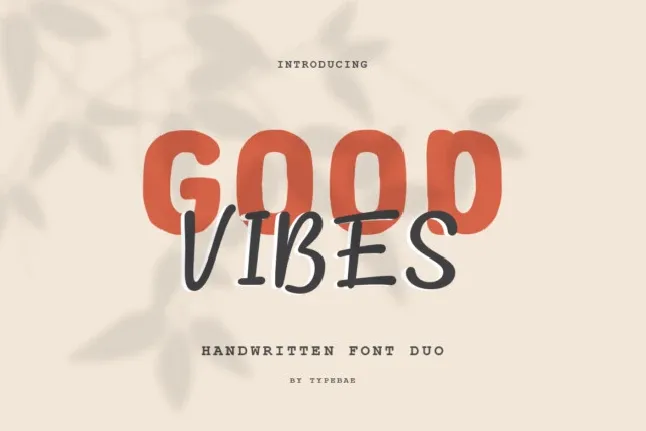 Good Vabes Display font