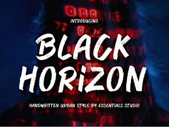 Black Horizon font