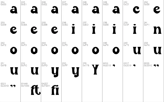 Domma font