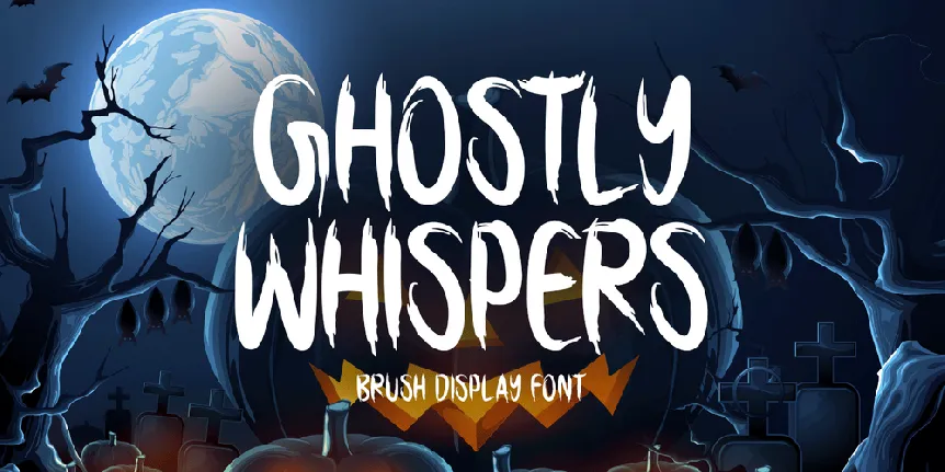 Ghostly Whispers font