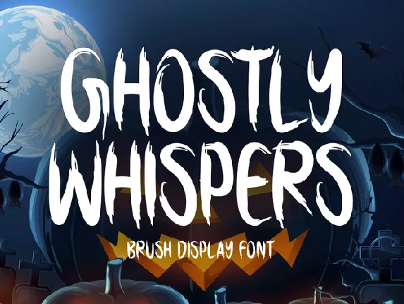 Ghostly Whispers font