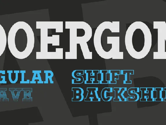 Doergon font