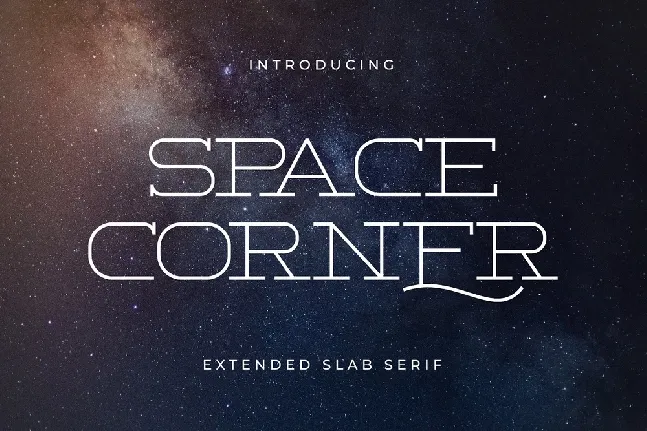 Space Corner font