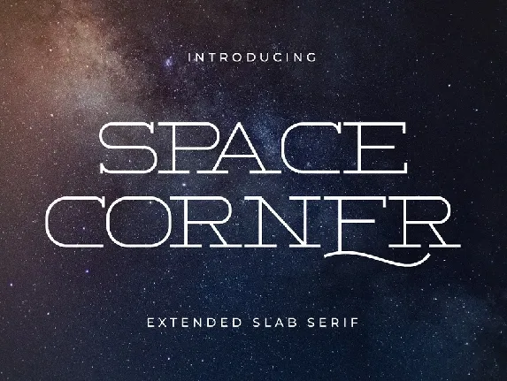 Space Corner font