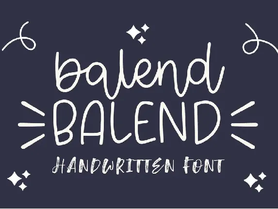 Balend font