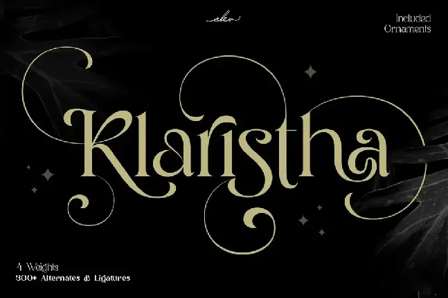 Klaristha font