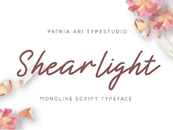 Shearlight Script font