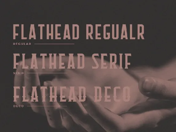 Flathead Typeface font