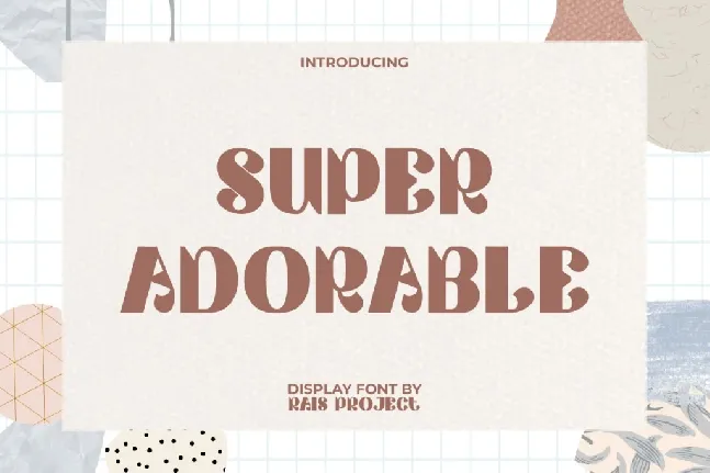 SuperAdorableDemo font