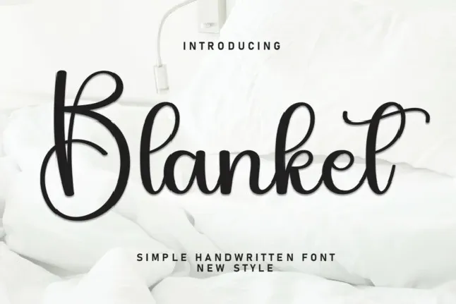 Blanket Script font