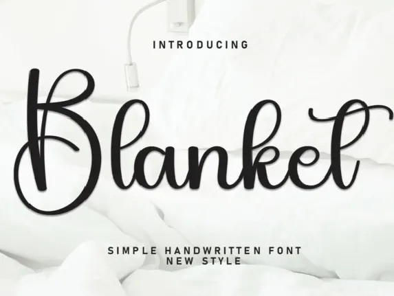 Blanket Script font