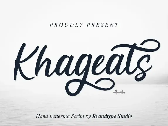 Khageats font