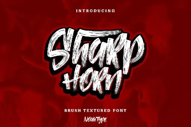 SharpHorn Demo font