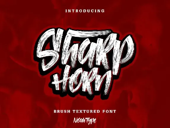 SharpHorn Demo font