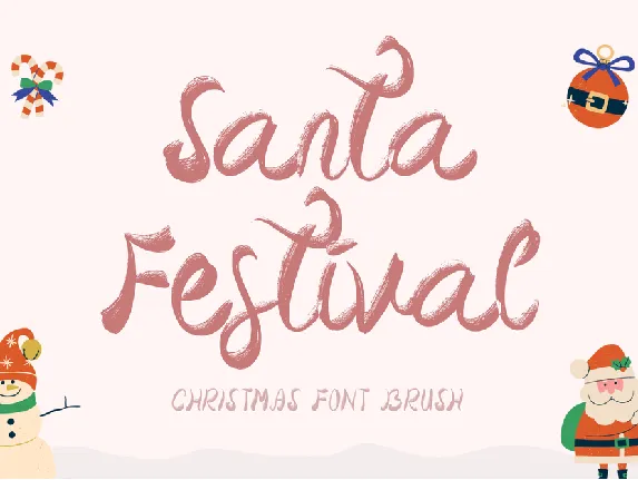 Santa Festival font