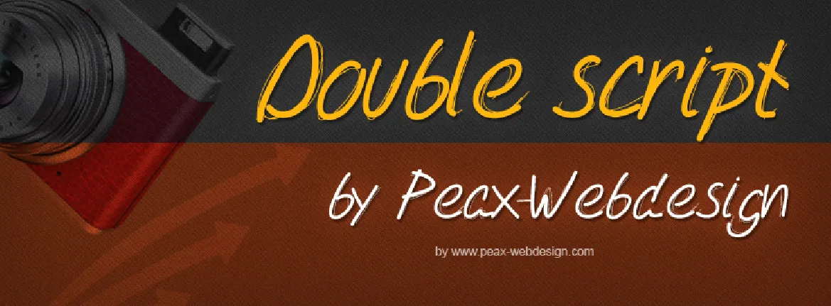 PW Double Script font