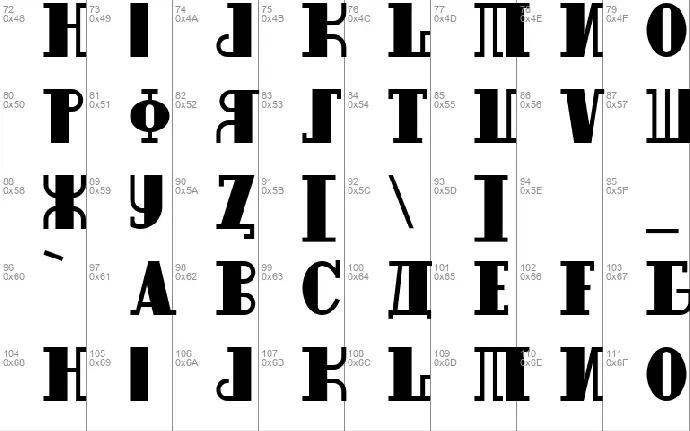 Raskalnikov NF font