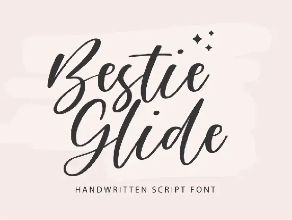 Bestie Glide font