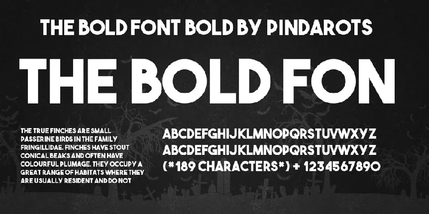 The Bold Free font