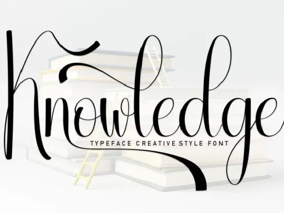 Knowledge Script Typeface font