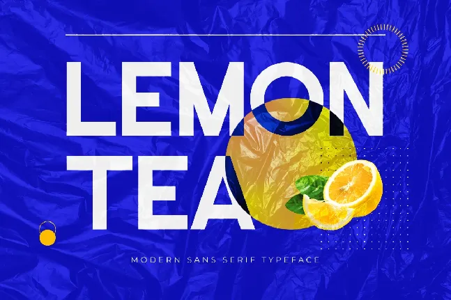 Lemontea font