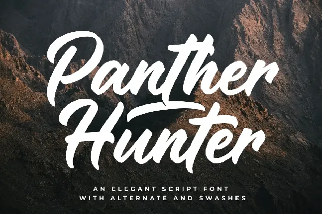 Panther Hunter font