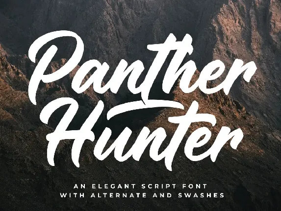 Panther Hunter font