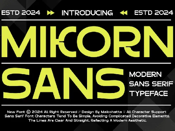 MIKORN font