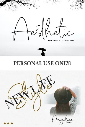 Aesthetic font