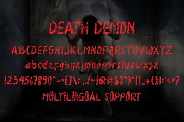 Death Demon font