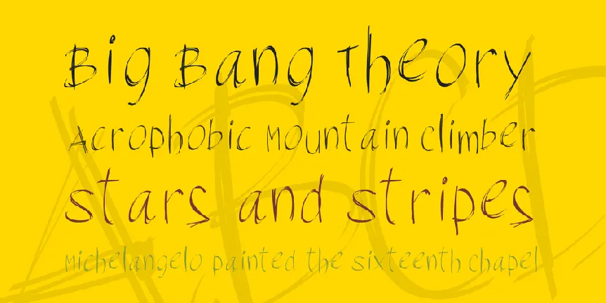 PWBrushScript font