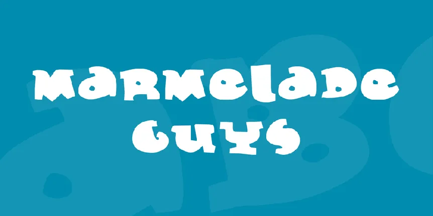 Marmelade Guys font